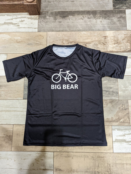 Black Bike Big Bear Short Sleeve T-Shirt